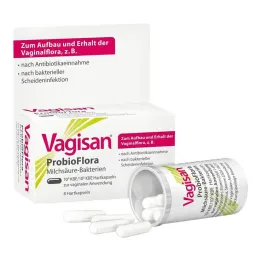 Vagisan Probioflora bactéries lactiques gélules, 8 pièces