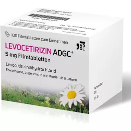 LEVOCETIRIZIN ADGC Comprimés pelliculés de 5 mg, 100 pièces