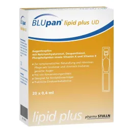 Blupan lipide plus UD gouttes pour les yeux, 20X0,4 ml