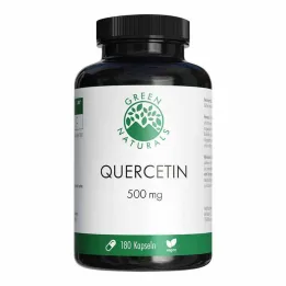 Green Naturals Quercétine 500 mg capsules à haute dose, 180 pièces
