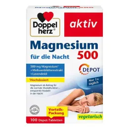 Doppelherz Magnésium 500 comprimés de nuit, 100 pc