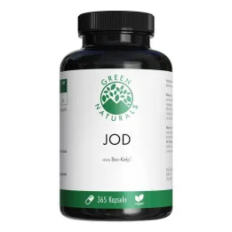 Green Naturals Iode de varech biologique 200 µg capsules, 365 pc