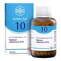 DHU Sel de Schüßler n° 10 comprimés de sulfuricum de sodium D12, 900 pc