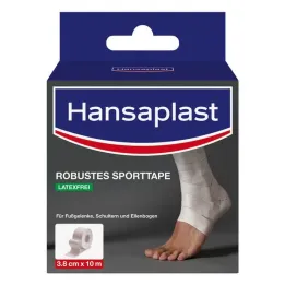 Hansaplast ruban de sport robuste 3,8 cmx10 m blanc, 1 pièce