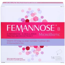 FEMANNOSE B Granules microbiotiques, 14 pcs