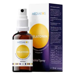 MELATONIN ASHWAGANDHA Mediakos Sleep Spray végétalien 20 ml spray, 20 ml