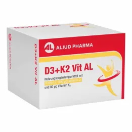 D3 + K2 Vit AL 4000 UI / 80 µg capsules, 90 pc