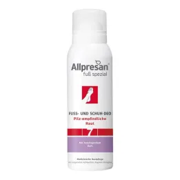 Allpresan Foot Special No.7 Déodorant en spray pour pieds et chaussures, 125 ml