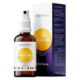 Mélatonine Ashwagandha Mediakos Sleep Spray végétalien, 50 ml