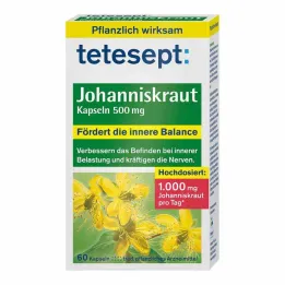 Tetesept St. Johns Wort 500 mg Capsules, 60 pc