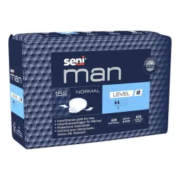 Seni® Man serviette dincontinence niveau normal 2, 15 pièces