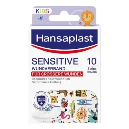 Hansaplast Kids bandes de plâtre sensibles 6x7 cm, 10 pièces