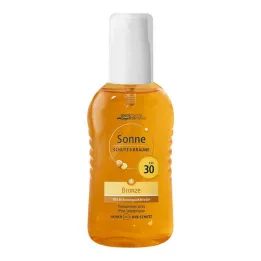 Protection solaire &amp; spray bronzant bronze LSF 30, 200 ml