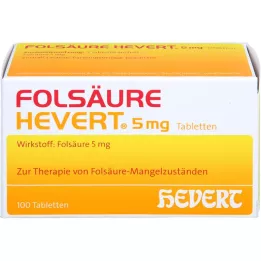 FOLSÄURE HEVERT Comprimés de 5 mg, 100 pièces