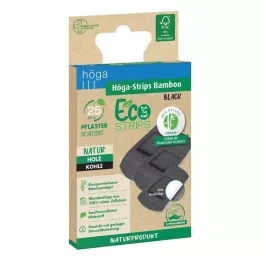 HÖGA-STRIPS Bambou noir trié Eco naturel, 25 pcs