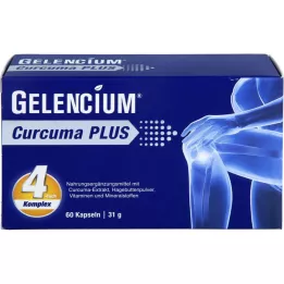 GELENCIUM Curcuma Plus fortement dosé avec des gélules Vit.C, 60 pcs