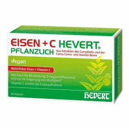 Fer + C Capsules végétales Hevert, 60 pièces