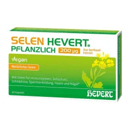 Sélénium Hevert à base de plantes, gélules de 200 µg, 60 pièces