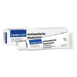 Linola sept crème antiseptique pour la peau au clioquinol, 50 g