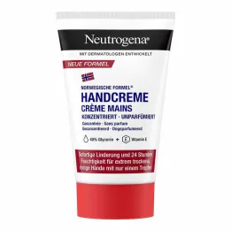 Crème pour les mains concentrée de formule norvégienne Neutrogena, non parfumée, 50 ml