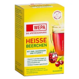 Baies chaudes Wepa + vitamine C + zinc + poudre de magnésium, 10X10 g