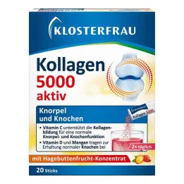 Klosterfrau Collagène 5000 bâtonnets de granulés actifs, 20 pièces