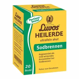 Luvos argile cicatrisante poudre ultra-fine pour brûlures destomac aiguës, 20x6,5 g