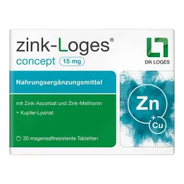 Concept Zinc-Loges 15 mg comprimés gastro-résistants, 30 pc