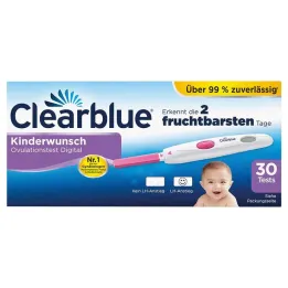 Test dovulation de fertilité Clearblue Digital, 30 pc