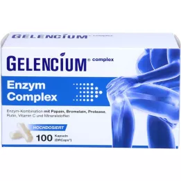 GELENCIUM Complexe enzymatique à haute dose avec capsules de bromélaïne, 100 pcs