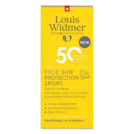 Widmer Sun Face Protection solaire Sport UV 50 sans P., 50 ml
