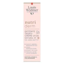 Crème de jour teintée Widmer nutriderm UV 20 natu.01 sans P, 30 ml