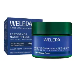 Weleda soin de nuit raffermissant gentiane bleue &amp; Edelweiss, 40 ml