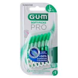 GUM Soft Picks Pro grand, 30 pièces