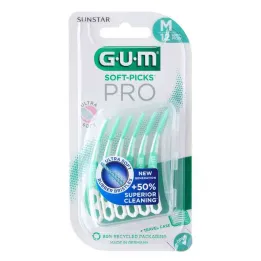 GUM SOFT-PICKS PRO Moyen (12 pièces)