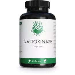 GREEN NATURALS Nattokinase 100 mg gélules végétaliennes, 365 pièces