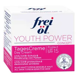 Crème de jour Youth Power à lhuile gratuite Protect Lsf 15 (50 ml)