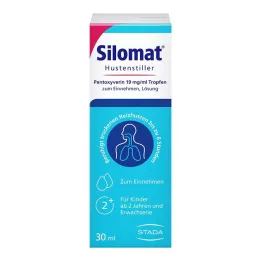 Silomat antitussif pentoxyvérine 19 mg/ml gouttes, 30 ml