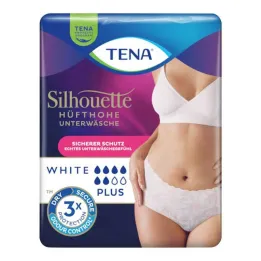 Pantalon dincontinence blanc Tena Silhouette Plus L, 10 pc
