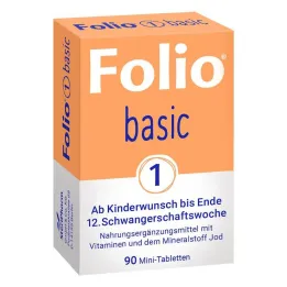 Folio 1 comprimés pelliculés de base, 90 pc