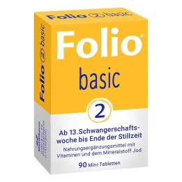 Folio 2 comprimés pelliculés de base, 90 pc