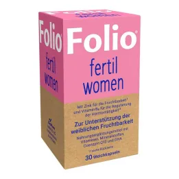 Capsules molles Folio Fertil Women, 30 pc