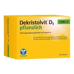 Dekristolvit D3 2000 UI capsules végétales, 120 pièces