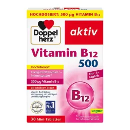 Doppelherz Vitamine B12 500 comprimés, 30 pc