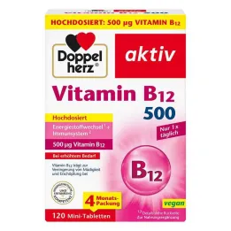 Doppelherz Vitamine B12 500 comprimés, 120 pc