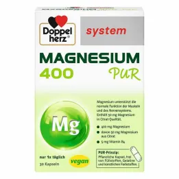 Doppelherz Magnésium 400 Capsules système Pur, 30 pc