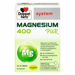 Doppelherz Magnésium 400 Capsules système Pur, 60 pc