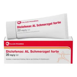 Diclofénac AL gel anti-douleur forte 20 mg/g gel, 150 g