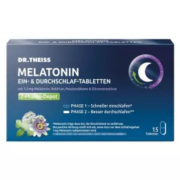 DR.THEISS Mélatonine pour &amp; comprimés somnifères, 15 pc