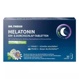 DR.THEISS Mélatonine pour &amp; comprimés somnifères, 30 pc